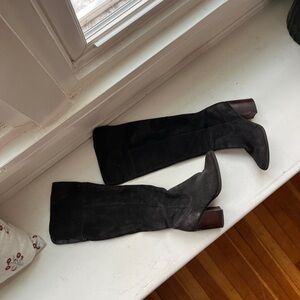 Steve Madden Black Heeled Boots